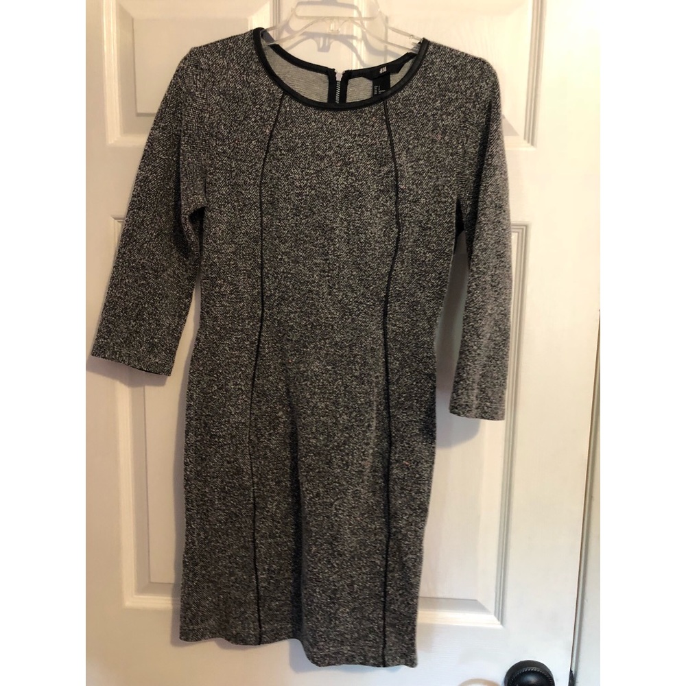 H&M Grey Speckled Bodycon Dress, size small